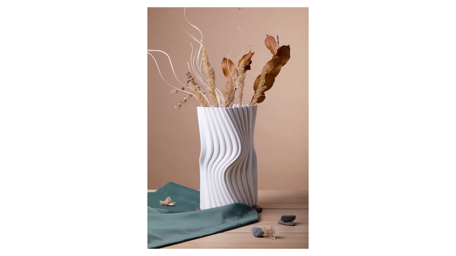 Ваза Decor de table Home Волна 35 см, керамика