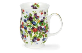 Кружка Dunoon Лесная ежевика Саффолк 310 мл, фарфор костяной