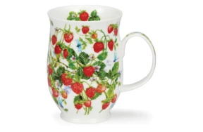 Кружка Dunoon Лесная клубника Саффолк 310 мл, фарфор костяной