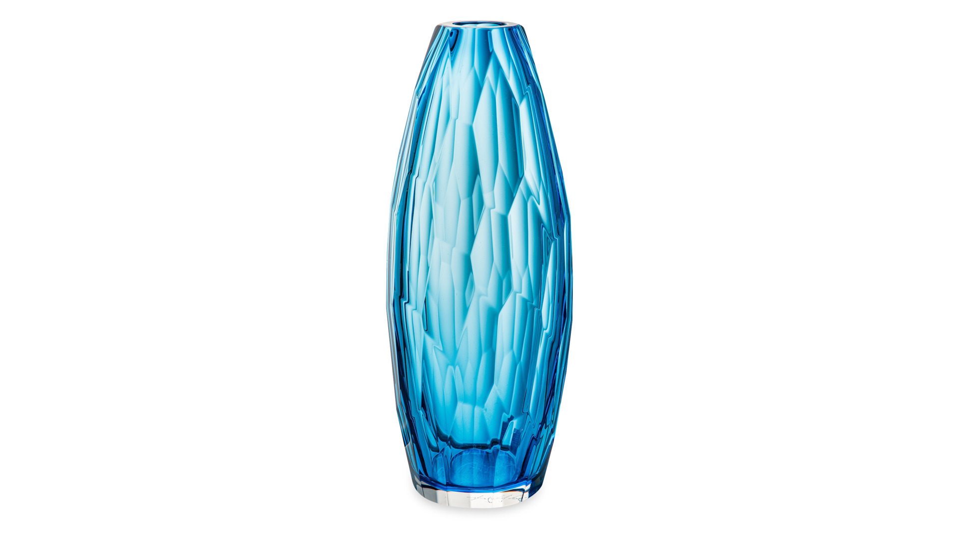 Ваза декоративная Alessandro Mandruzzato Vase Bullet 15х40 см, стекло муранское, серая