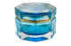 Шкатулка для ювелирных украшений Alessandro Mandruzzato, стекло муранское, голубая
