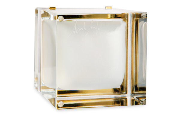 Шкатулка для ювелирных украшений Alessandro Mandruzzato 10х11х10 см, стекло муранское, прозрачная