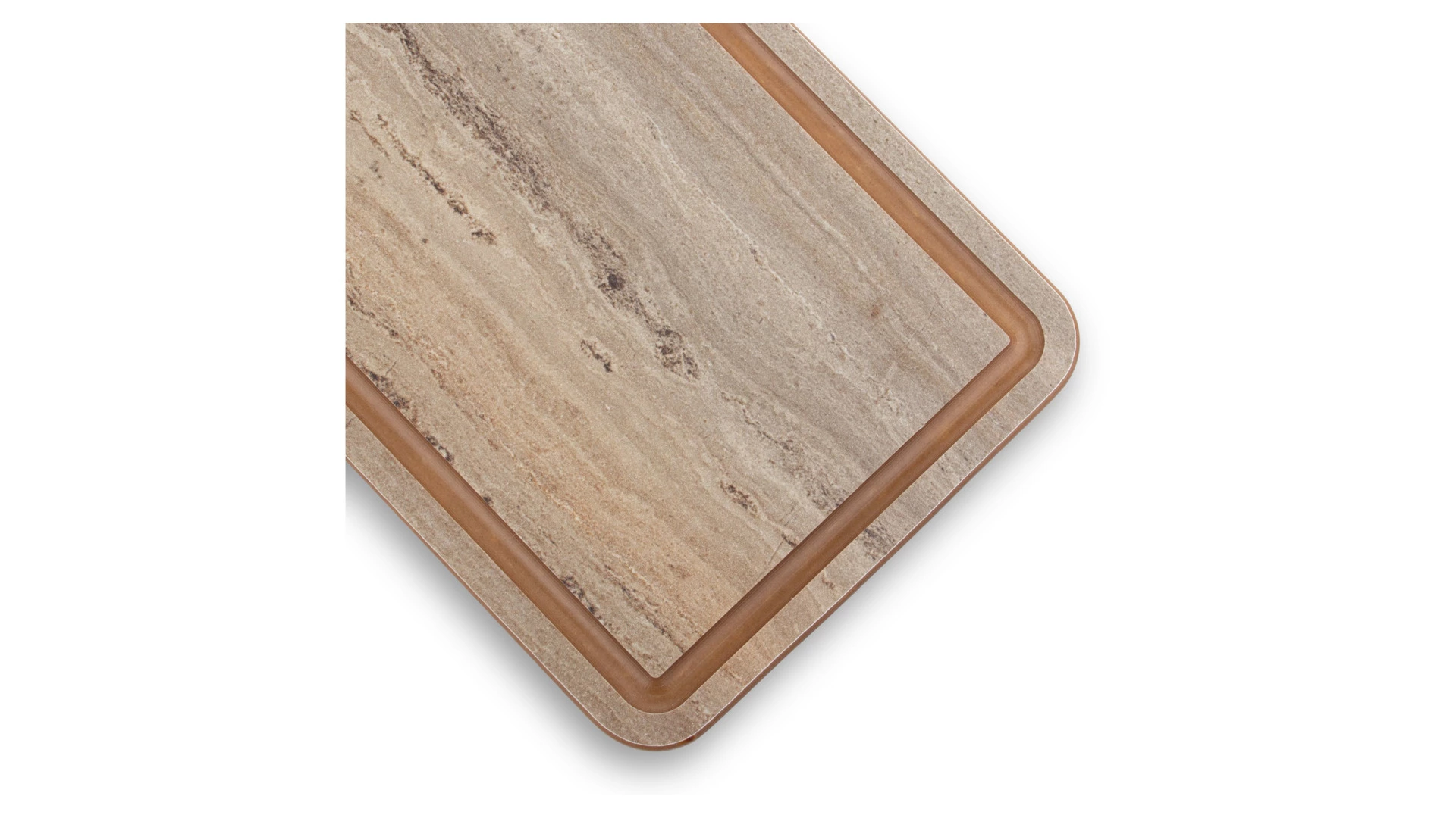 Доска сервировочная ComposeEat ProFashion 36х12 см, композит, травертин капучино