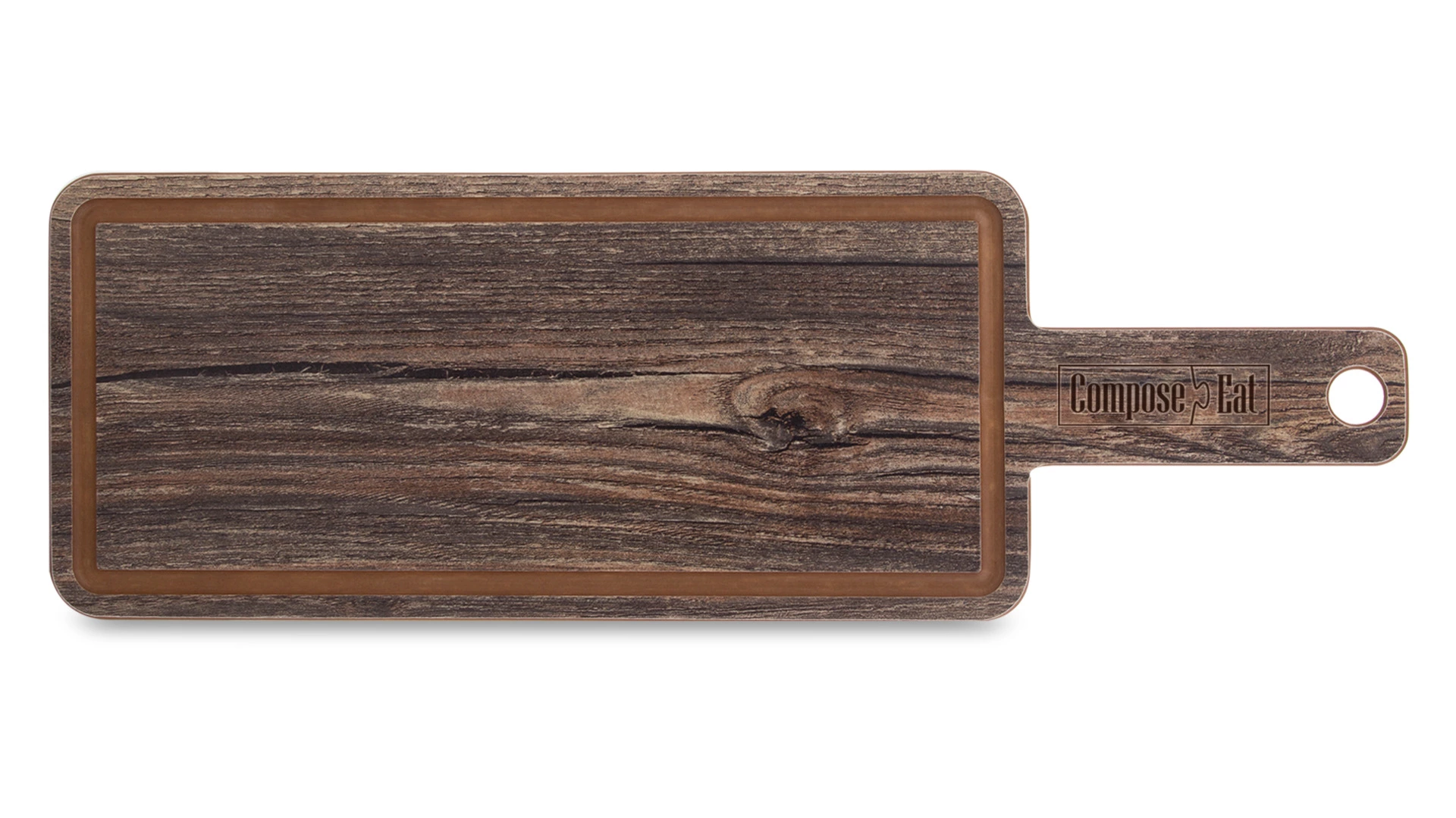 Доска сервировочная ComposeEat ProFashion 36х12 см, композит, дуб мореный