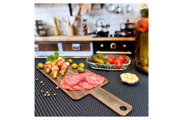 Доска сервировочная ComposeEat ProFashion 36х12 см, композит, дуб мореный