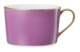 Чашка чайная с блюдцем Legle Под солнцем 250 мл, фарфор, аместист, матовый золотой кант, п/к