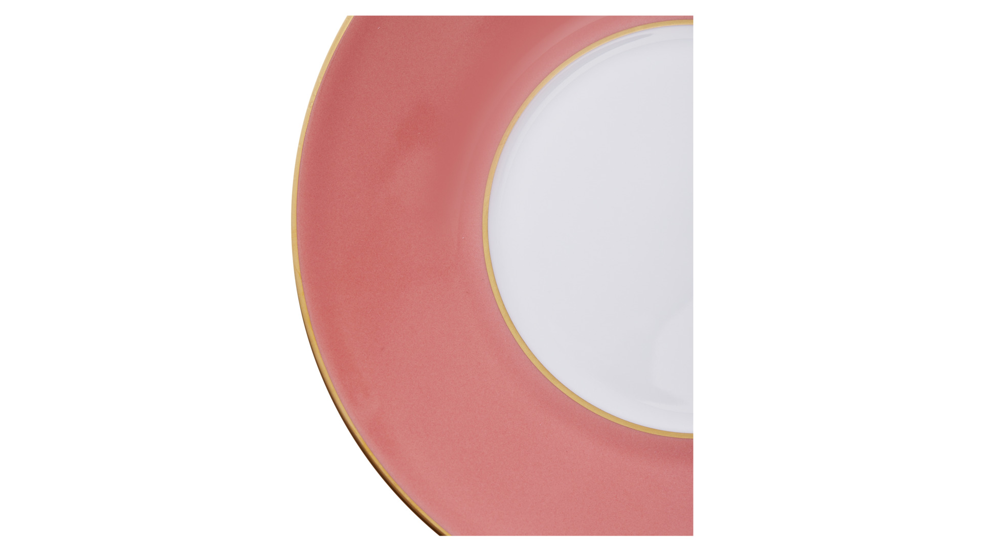 Чашка чайная с блюдцем Legle Под солнцем 250 мл, фарфор, розовая, матовый золотой кант, п/к