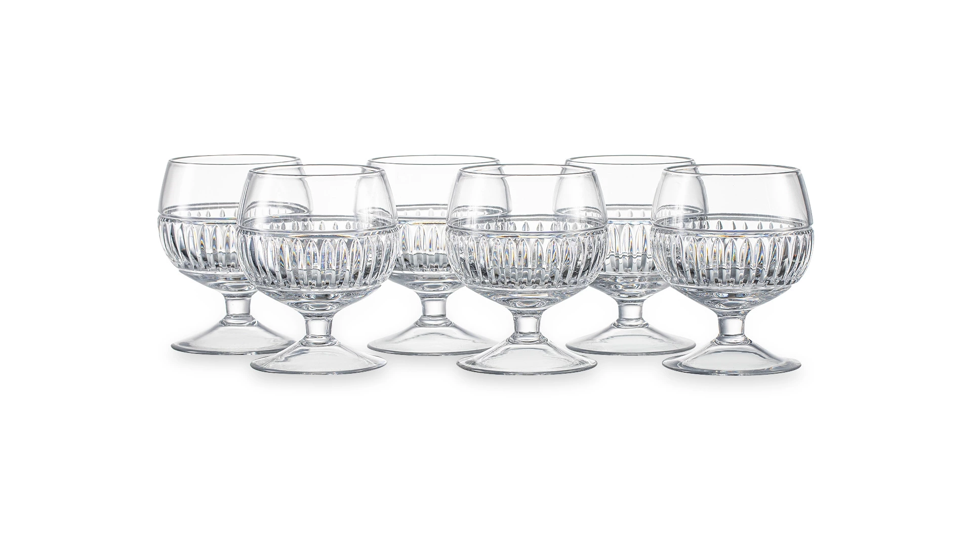 Набор бокалов для бренди Decor de table 300 мл, 6 шт, хрусталь, прозрачный, п/к