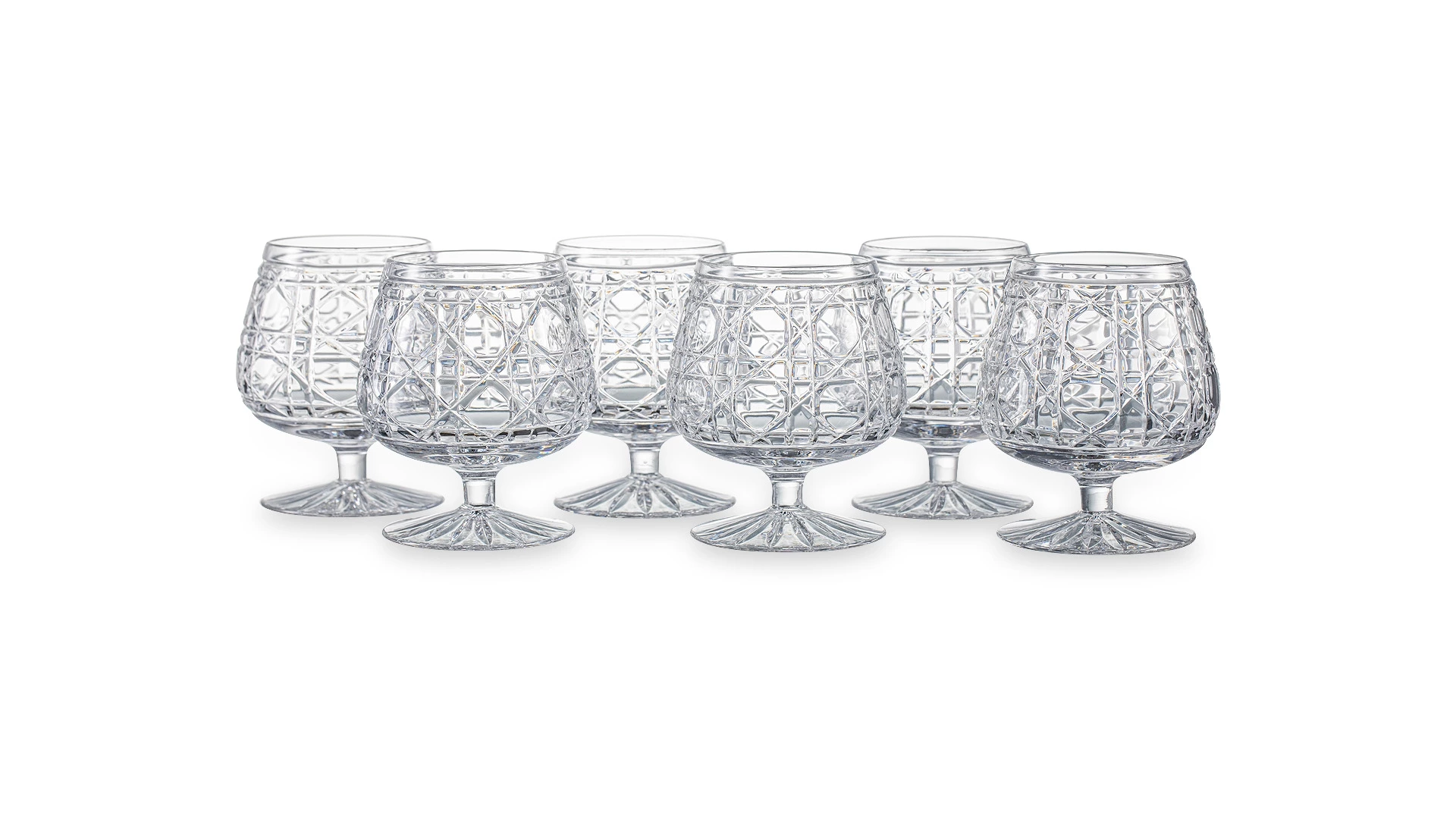 Набор бокалов для коньяка Decor de table 350 мл, 6 шт, хрусталь, прозрачный, п/к