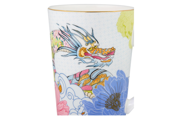 Набор чайный Decor de table Дракон 2 предмета, фарфор костяной, разноцветный