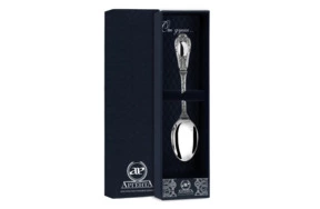 Ложка чайная АргентА Classic Фамильная 45,85 г, серебро 925