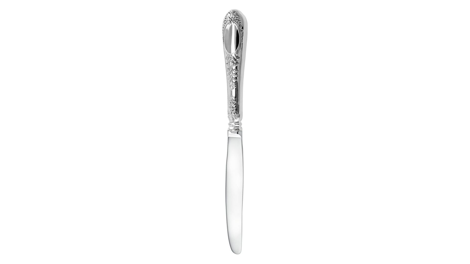 Нож десертный АргентА Фамильная 109,16 г, серебро 925