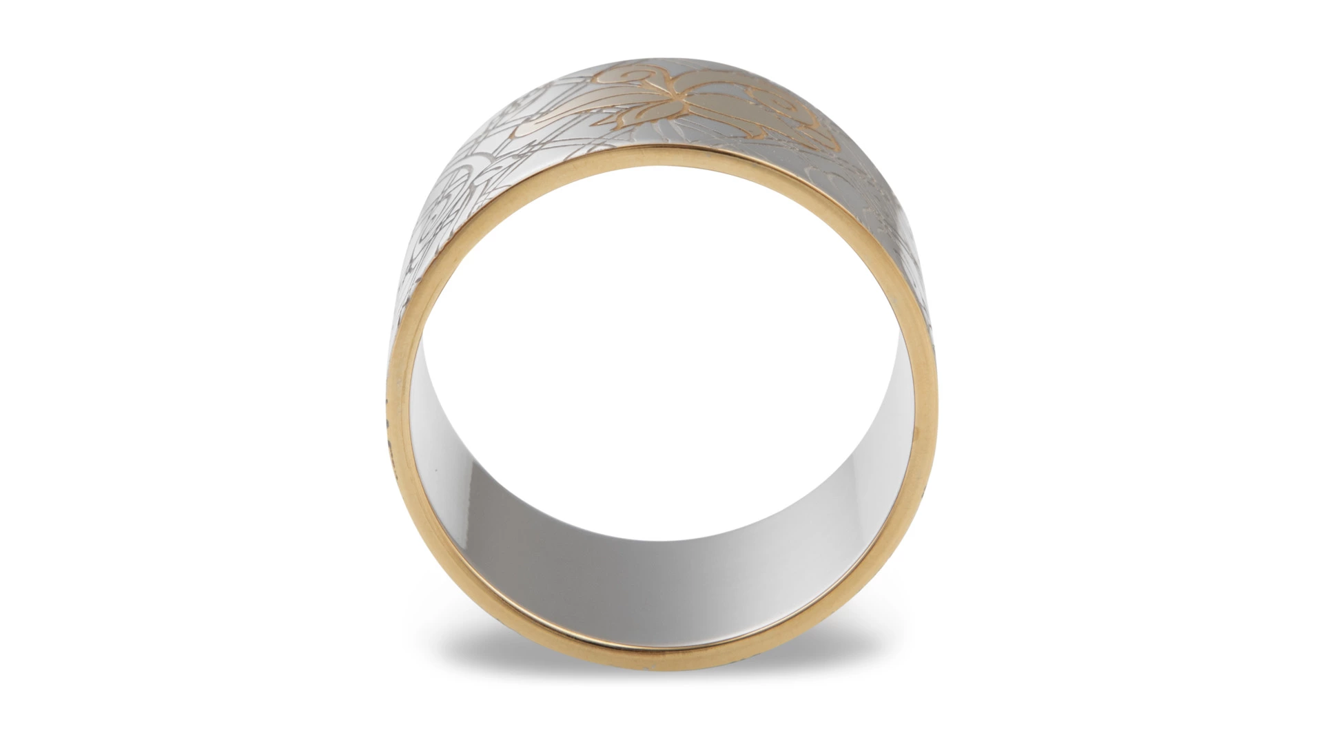 Набор колец для салфеток круглых Bronza-magazin Артишок 4х2,5 см, 2 шт, латунь, белый, п/к