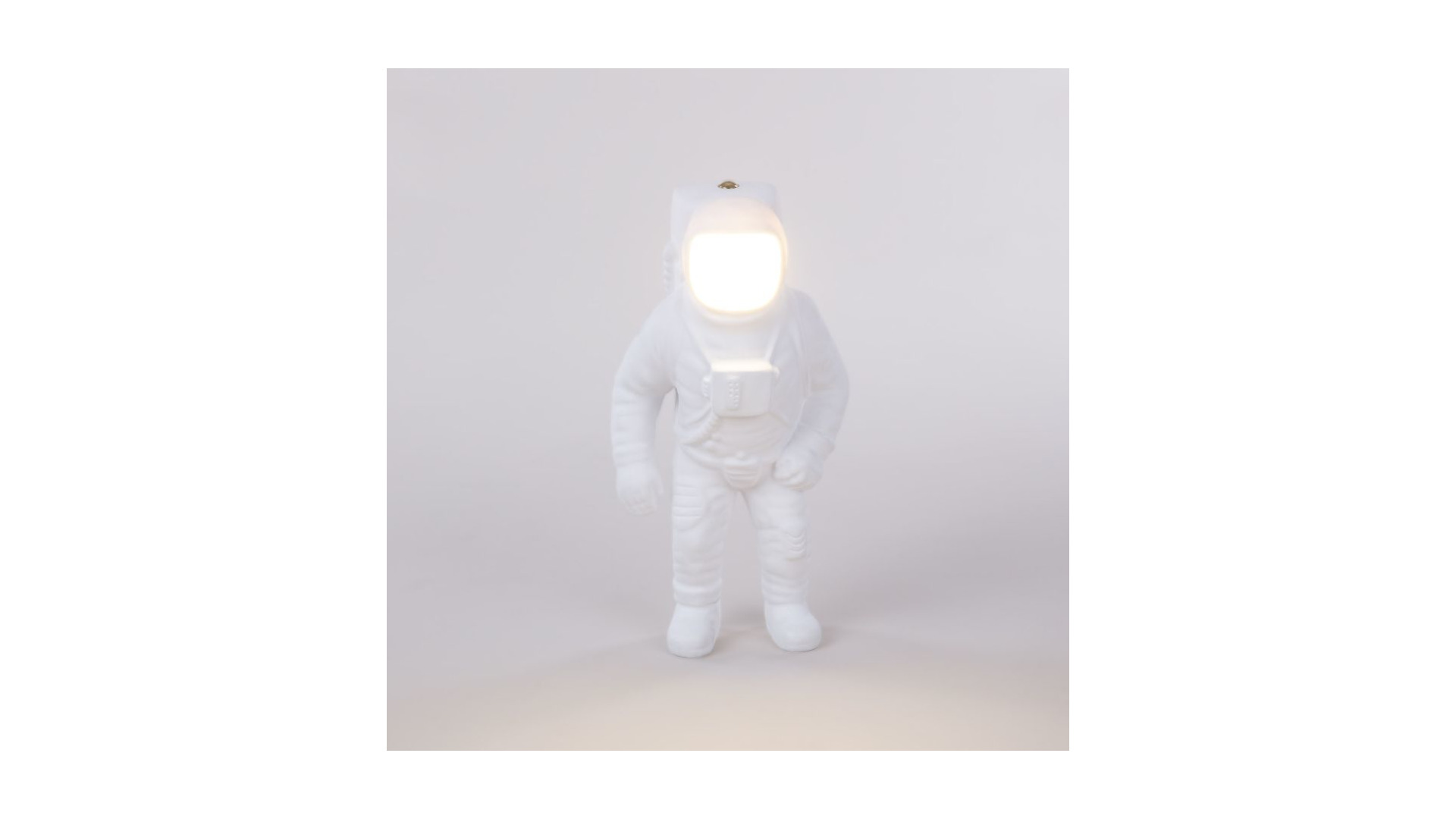Настольная лампа Seletti Астронавт 15х11х28,5 см, смола, белая