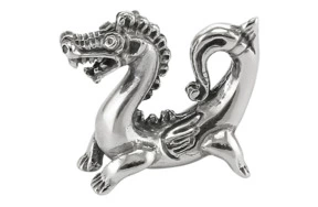 Фигурка декоративная Мстерский ювелир Дракоша 14,1 г, серебро 925