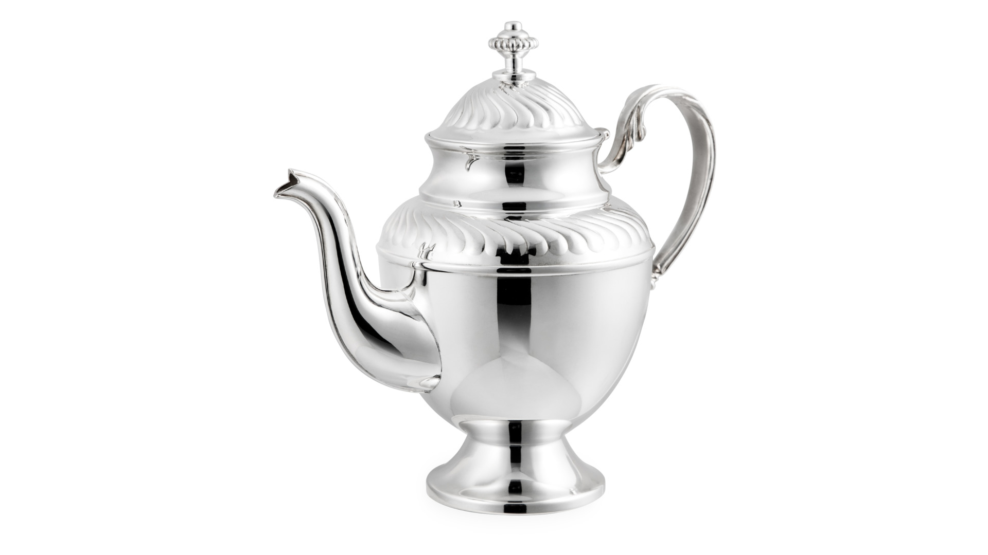 Чайник заварочный Мстерский ювелир 434,2 г, серебро 925