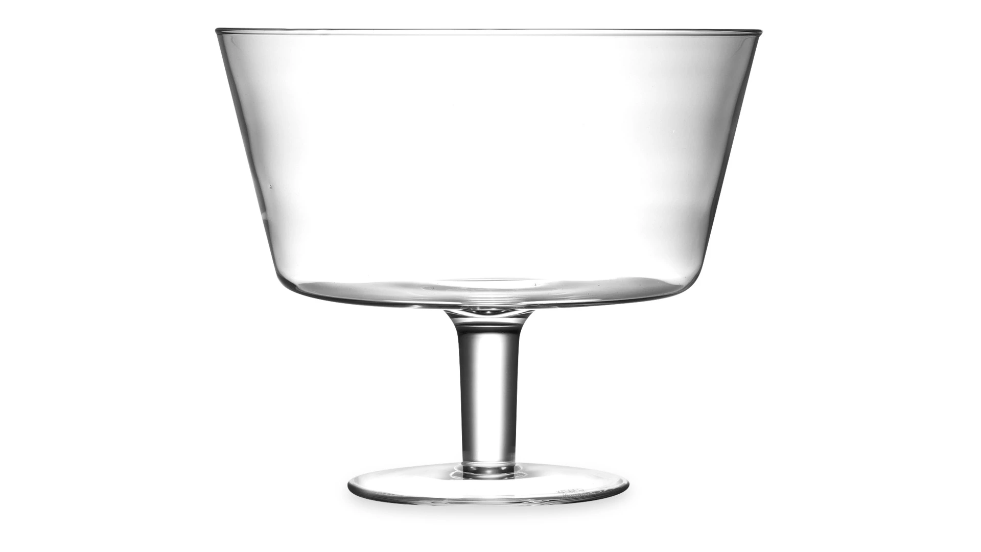 Ваза для фруктов на ножке Krosno Авангард 24 см, h20,5 см, стекло, п/к