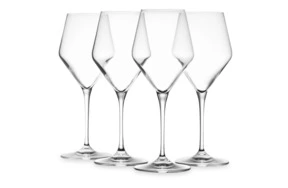 Набор бокалов для красного вина Krosno Рэй 375 мл, 4 шт, стекло, п/к