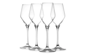 Набор бокалов для шампанского Krosno Рэй 175 мл, 4 шт, стекло, п/к