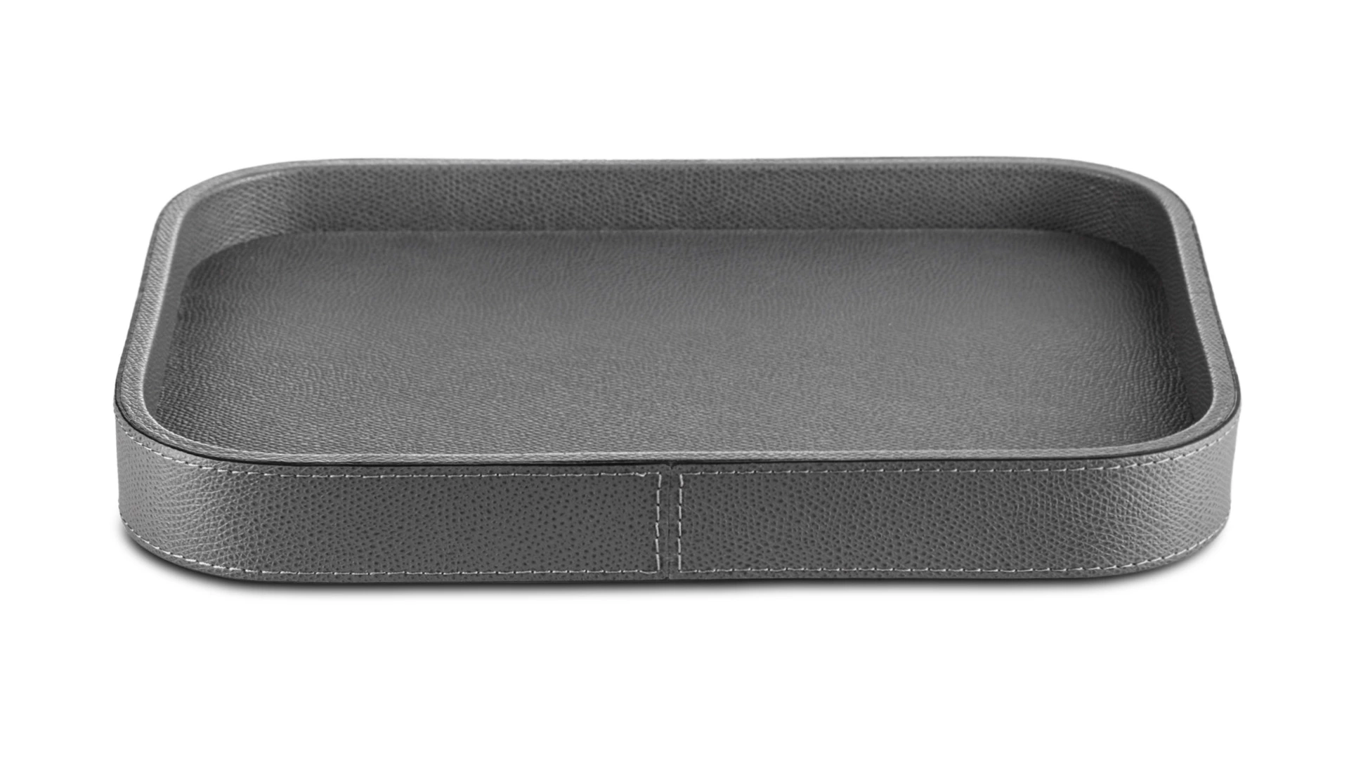 Поднос прямоугольный GioBagnara Поло 27,5х20,5 см, графит