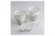 Набор чайный в футляре АргентА серебро 925 и Фарфор Лебедь 257,98 г, 4 предмета, серебро 925