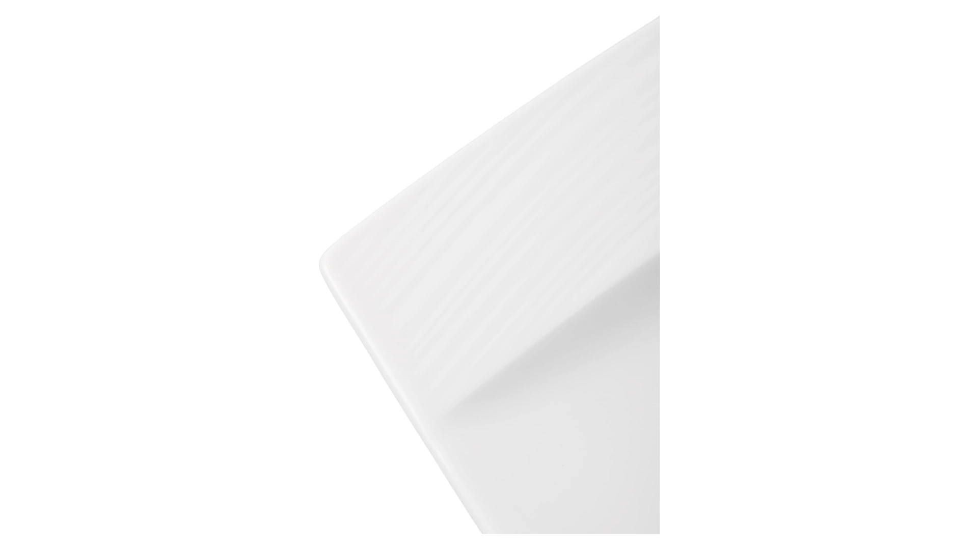 Блюдо Narumi Ария 38х28 см, фарфор костяной