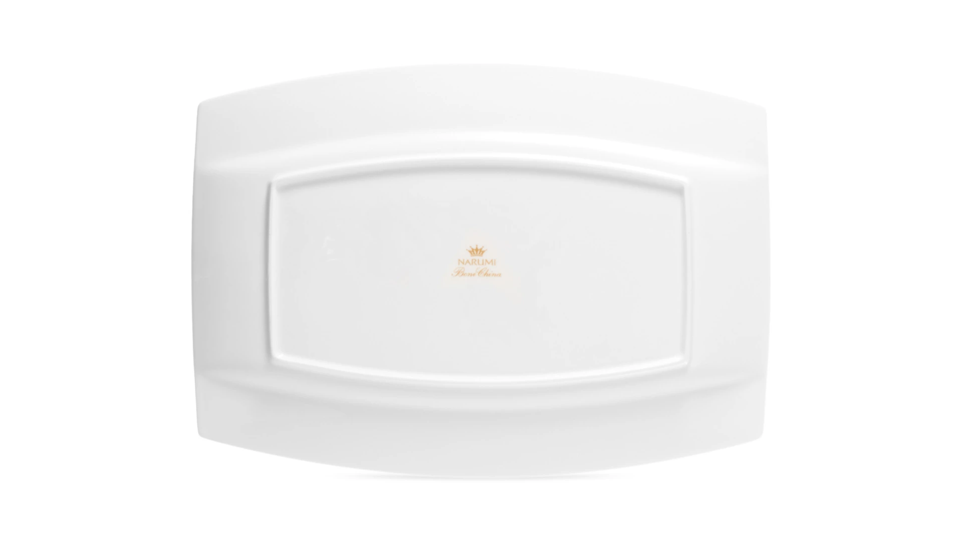 Блюдо Narumi Ария 38х28 см, фарфор костяной
