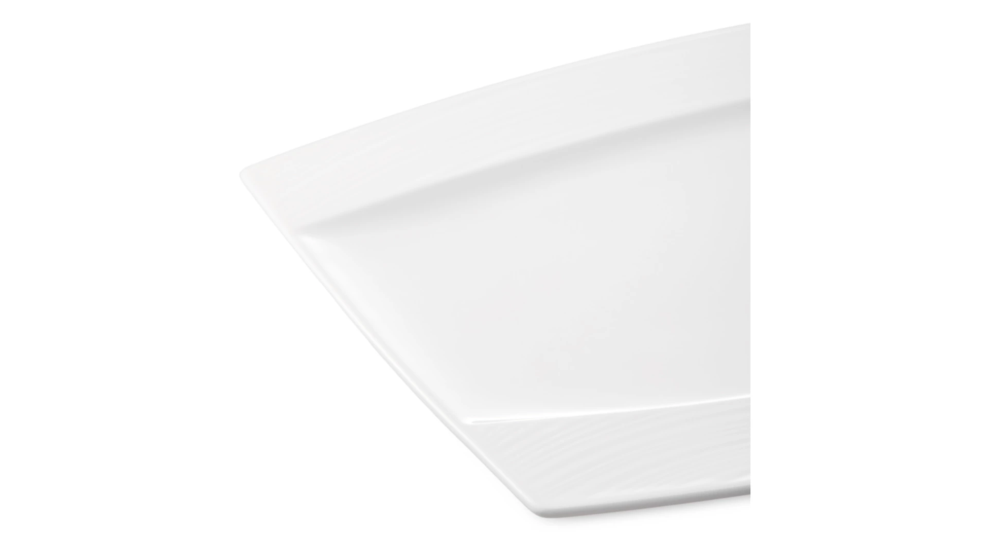 Блюдо Narumi Ария 38х28 см, фарфор костяной