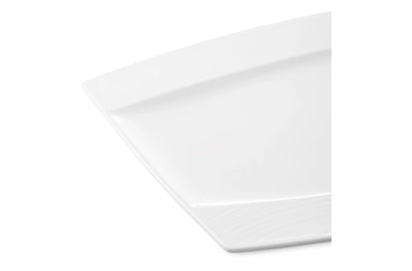 Блюдо Narumi Ария 38х28 см, фарфор костяной