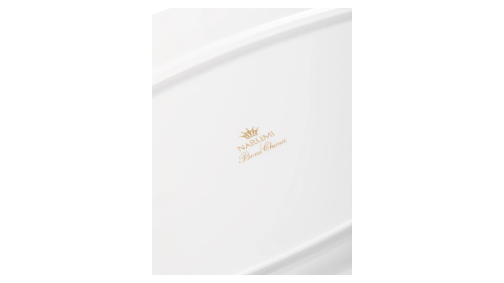Блюдо Narumi Ария 38х28 см, фарфор костяной