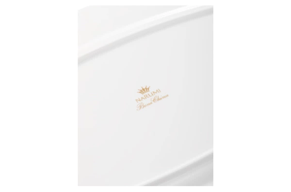 Блюдо Narumi Ария 38х28 см, фарфор костяной