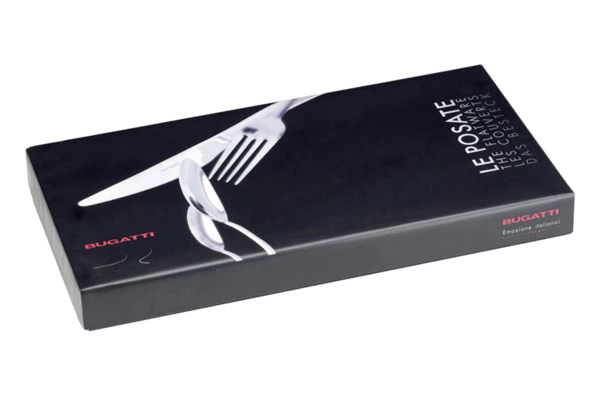 Набор столовых приборов Bugatti Ares на 6 персон 24 предмета, сталь нержавеющая, слоновая кость, п/к
