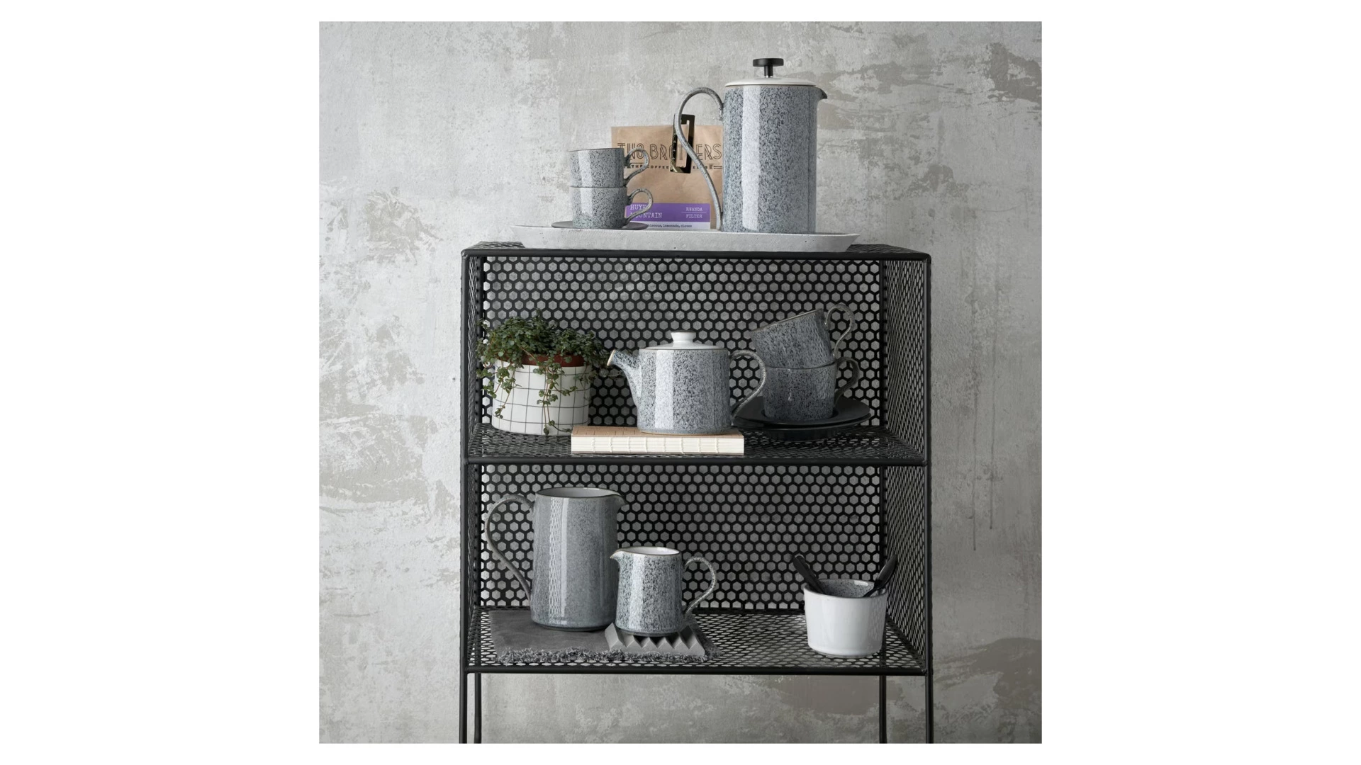 Сахарница Denby Студио Грэй 260 мл, керамика жаропрочная