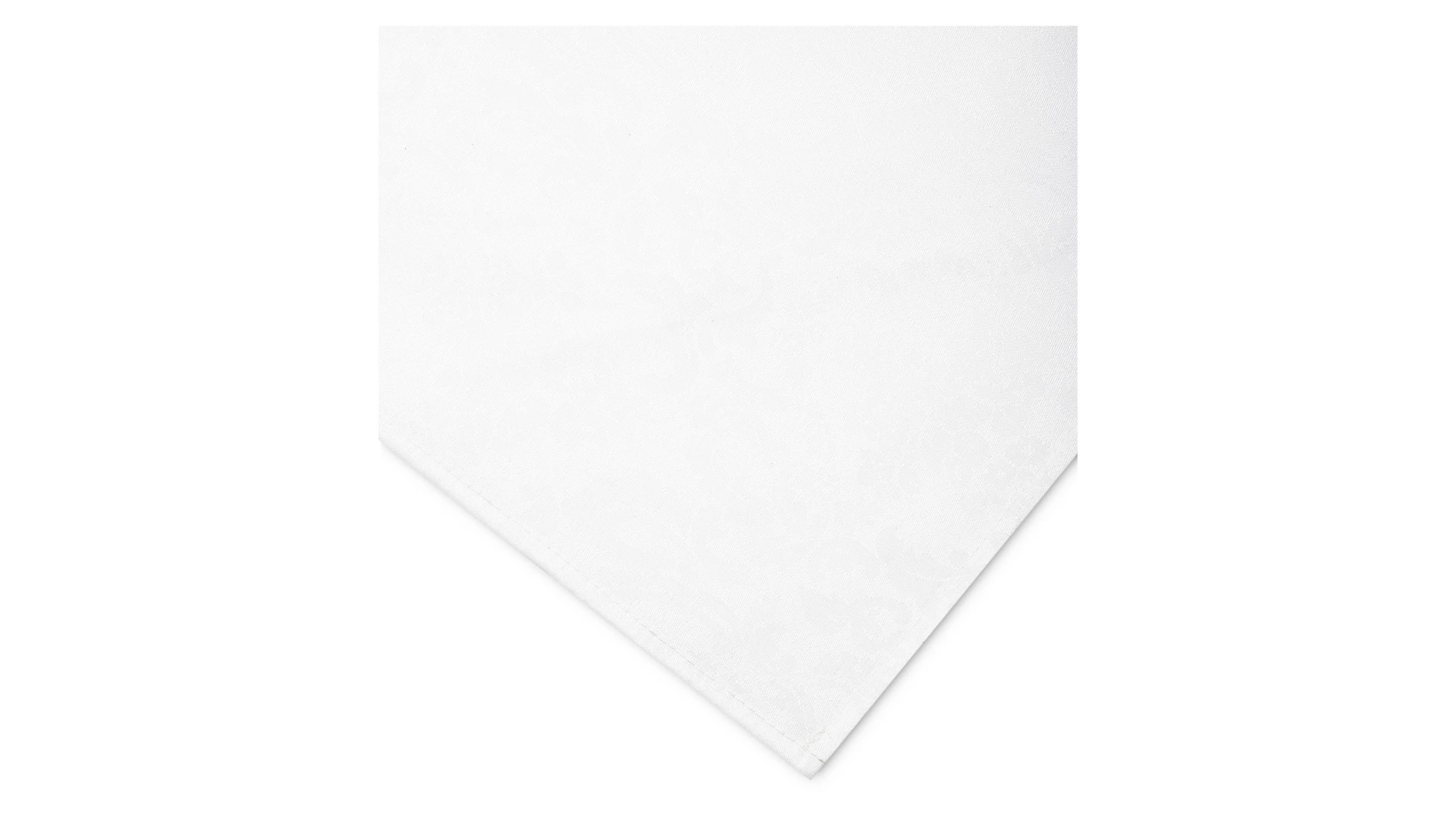 Скатерть Atenas Ариадна 180х180 см, водоотталкивающее покрытие, белая