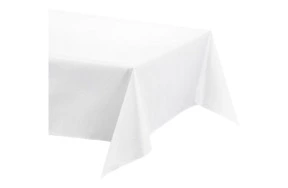 Скатерть Atenas Нерея 180х310 см, водоотталкивающее покрытие, белая