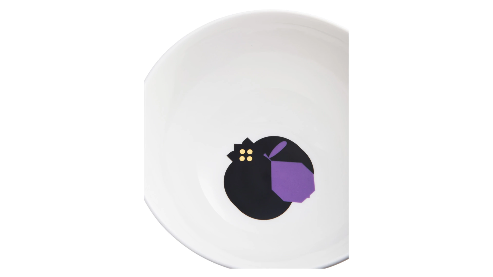 Тарелка суповая Shirokov Волшебные фрукты Гранат, груша 800 мл, костяной фарфор