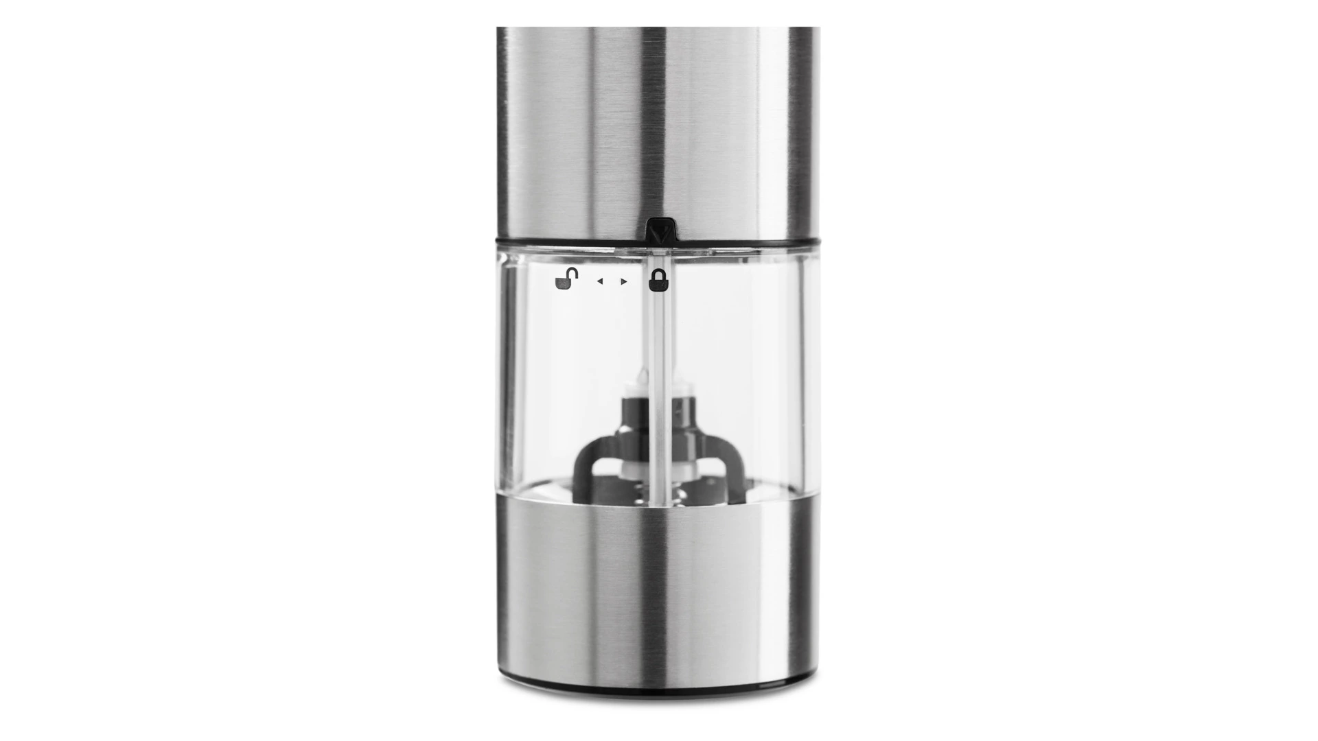 Мельница электрическая для соли и перца WO HOME Santana 21 см, подсветка, зарядка USB, п/к