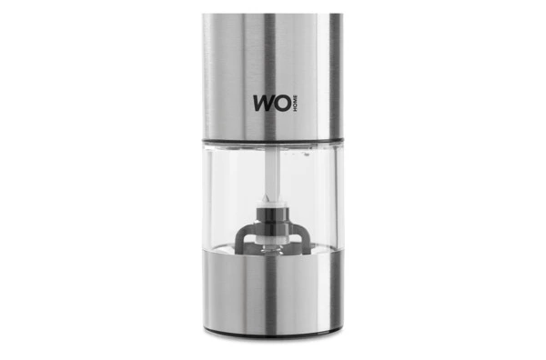 Мельница электрическая для соли и перца WO HOME Santana 21 см, подсветка, зарядка USB, п/к