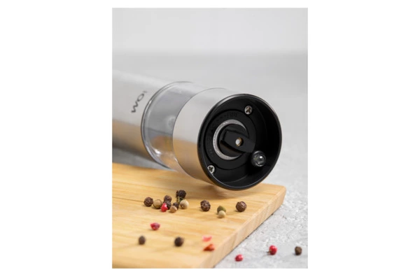 Мельница электрическая для соли и перца WO HOME Santana 21 см, подсветка, зарядка USB, п/к