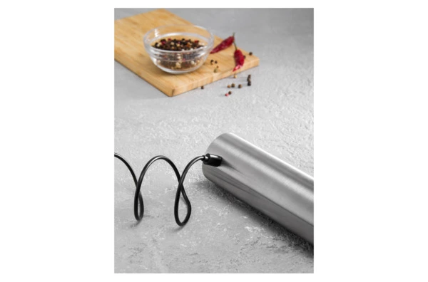 Мельница электрическая для соли и перца WO HOME Santana 21 см, подсветка, зарядка USB, п/к