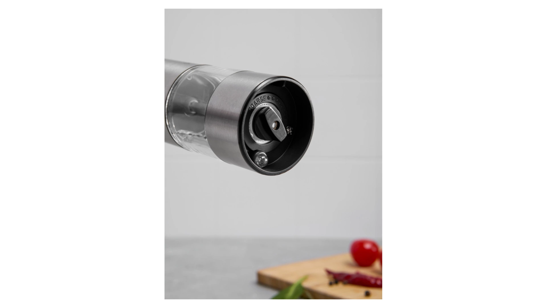 Мельница электрическая для соли и перца WO HOME Santana 21 см, подсветка, зарядка USB, п/к