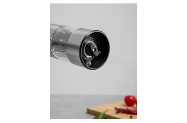 Мельница электрическая для соли и перца WO HOME Santana 21 см, подсветка, зарядка USB, п/к