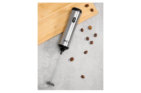 Капучинатор электрический ручной WO HOME Loft 22 см, зарядка USB, сталь нержавеющая, пластик, п/к