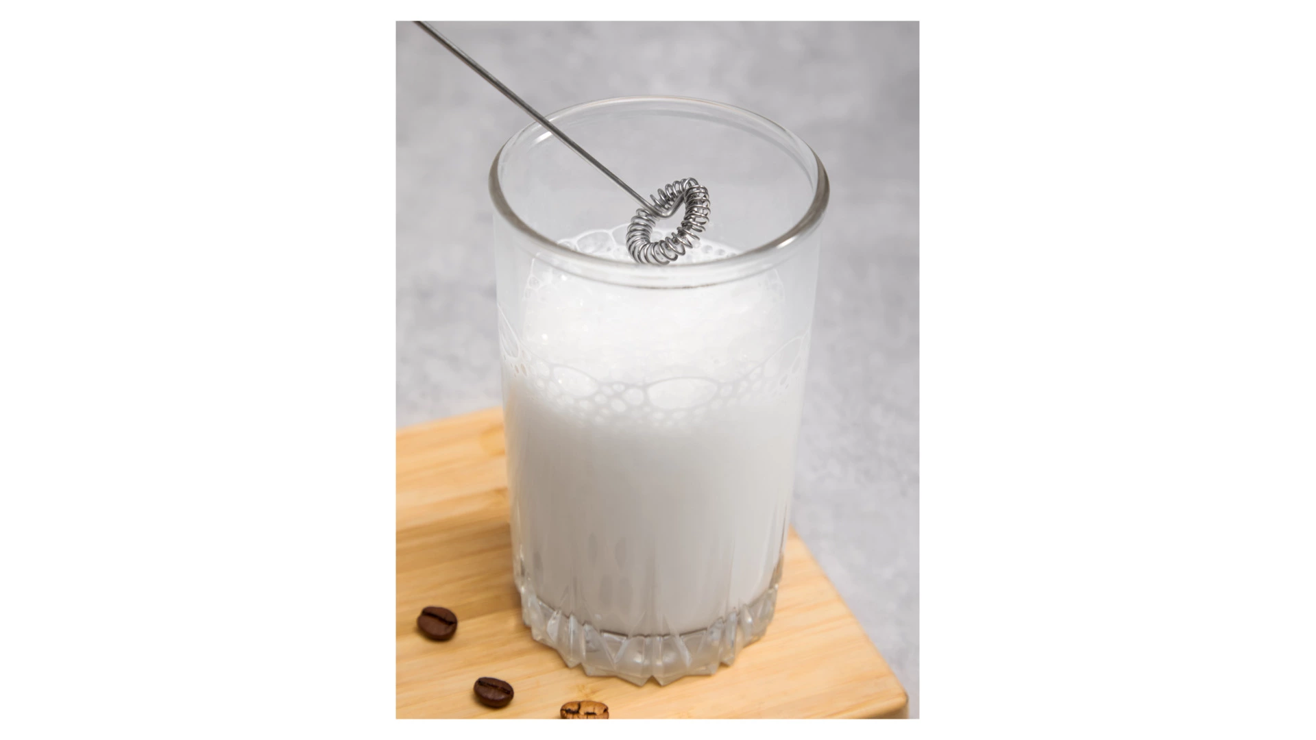 Капучинатор электрический ручной WO HOME Loft 22 см, зарядка USB, сталь нержавеющая, пластик, п/к