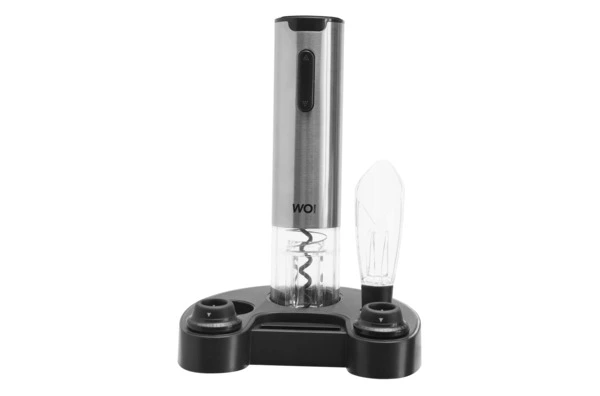 Набор винных аксессуаров на подставке WO HOME Loft, 6 предметов, 20,3 см, зарядка USB, п/к