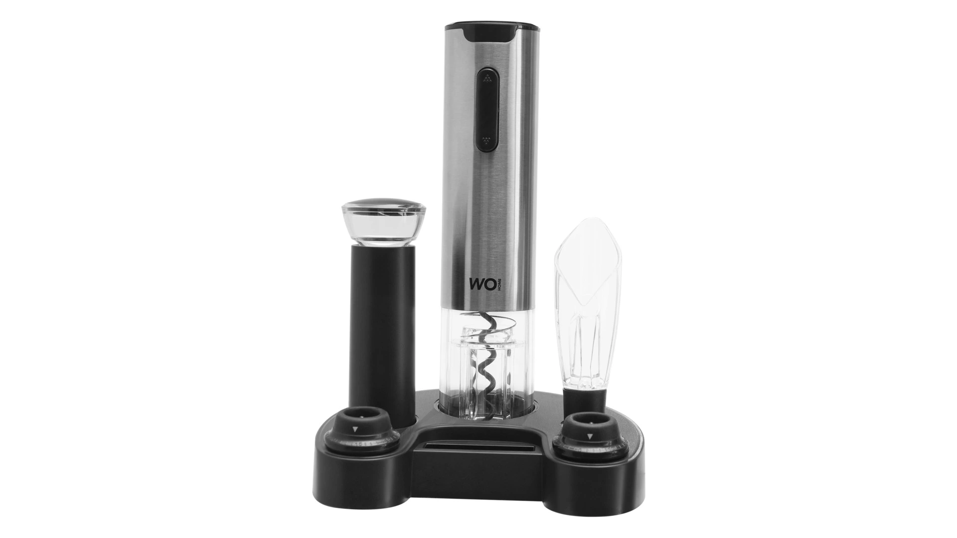Набор винных аксессуаров на подставке WO HOME Loft, 6 предметов, 20,3 см, зарядка USB, п/к
