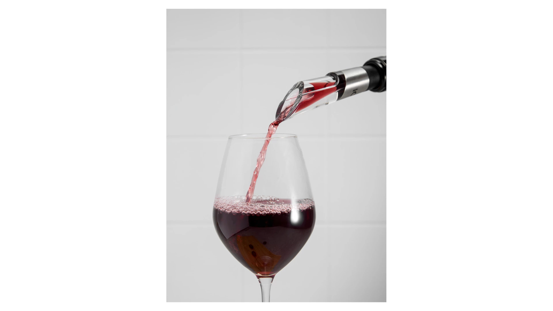 Аэратор для вина WO HOME Loft, сталь нержавеющая, пластик, черный, п/к