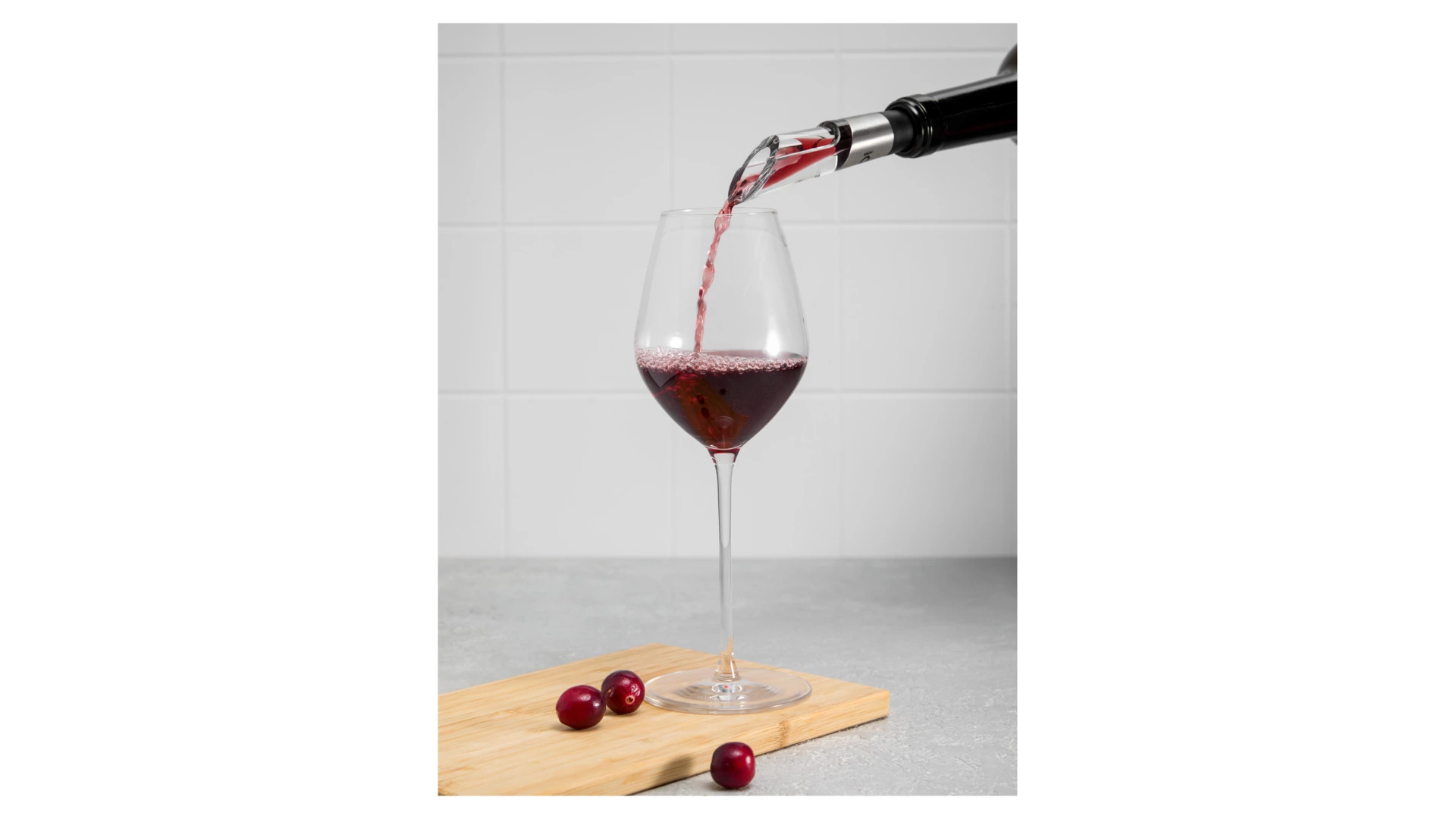 Аэратор для вина WO HOME Loft, сталь нержавеющая, пластик, черный, п/к