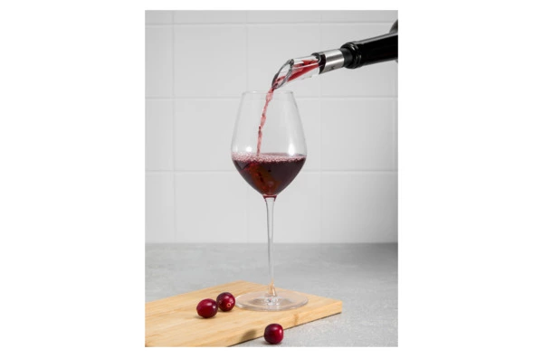 Аэратор для вина WO HOME Loft, сталь нержавеющая, пластик, черный, п/к