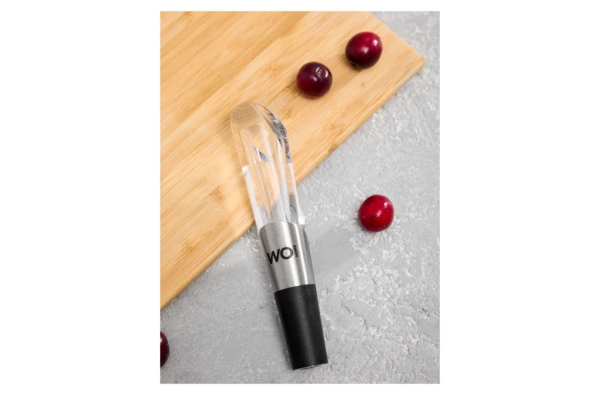 Аэратор для вина WO HOME Loft, сталь нержавеющая, пластик, черный, п/к